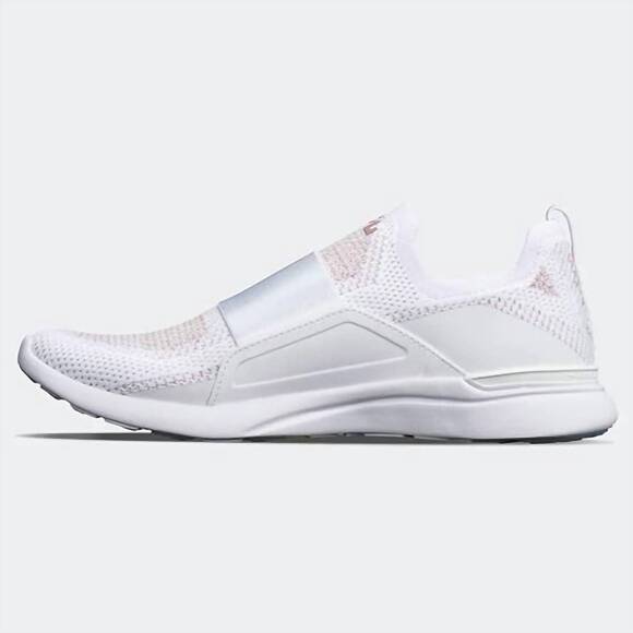 NEW APL women's techloom bliss shoe in white/crème/beachwood
